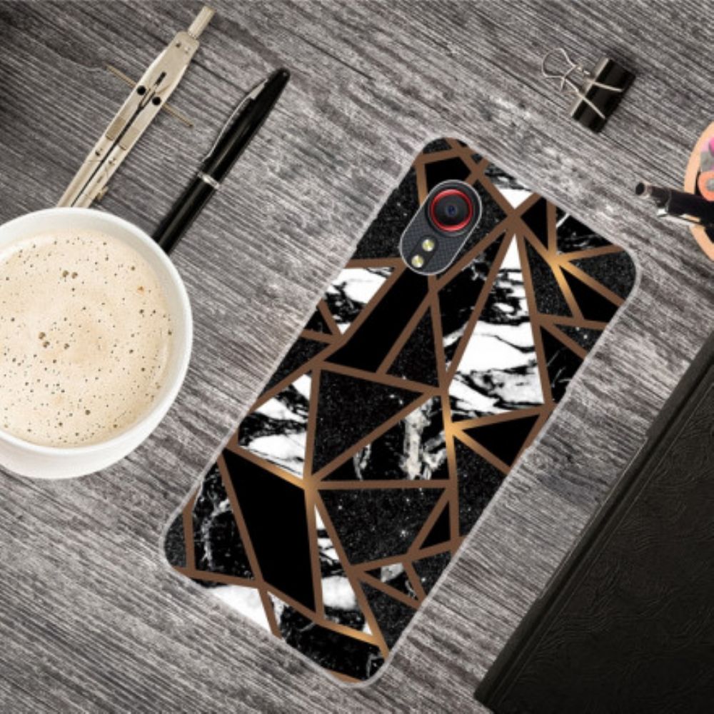 Hoesje voor Samsung Galaxy XCover 5 Geometrische Marmer
