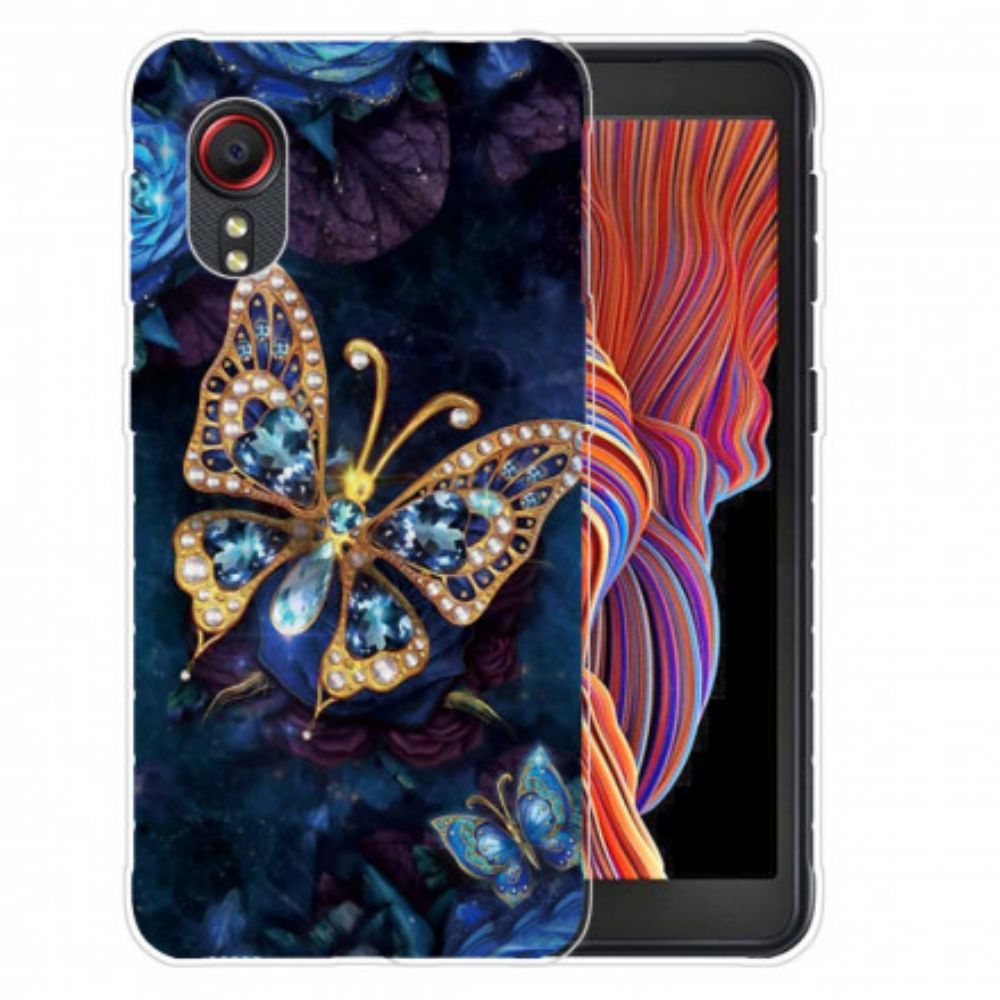 Hoesje voor Samsung Galaxy XCover 5 Luxe Vlinder