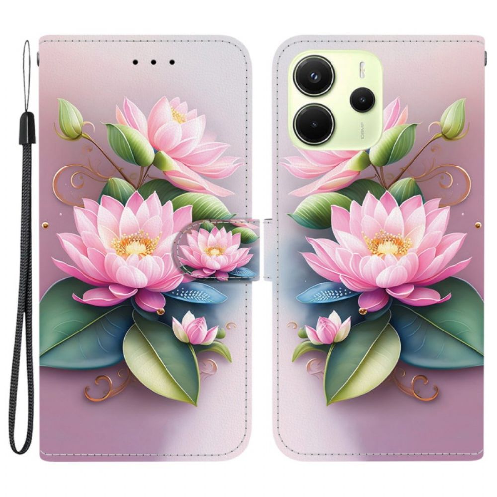 Bescherming Hoesje Xiaomi Redmi Note 14 4g Lotus