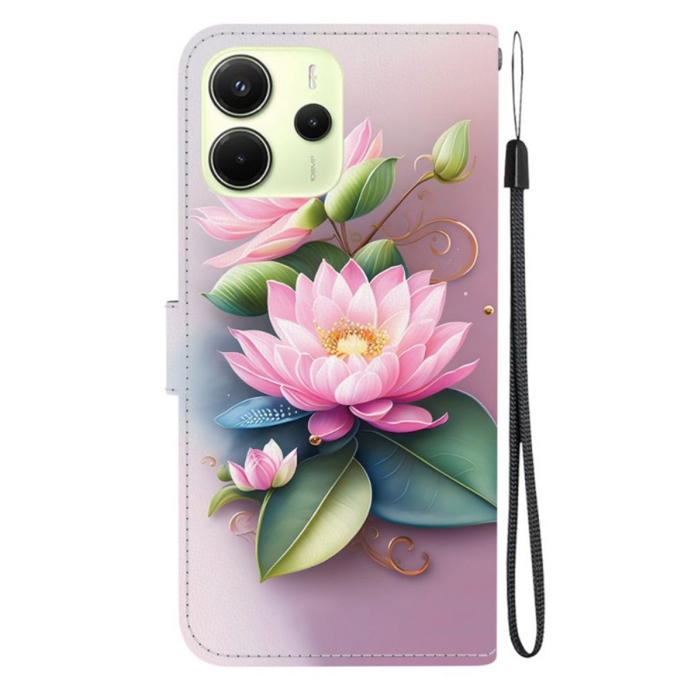Bescherming Hoesje Xiaomi Redmi Note 14 4g Lotus