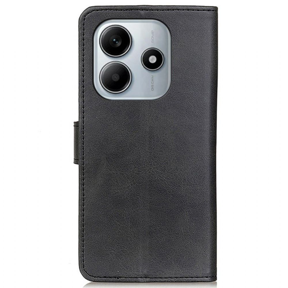 Bescherming Hoesje Xiaomi Redmi Note 14 4g Mat Kunstleer