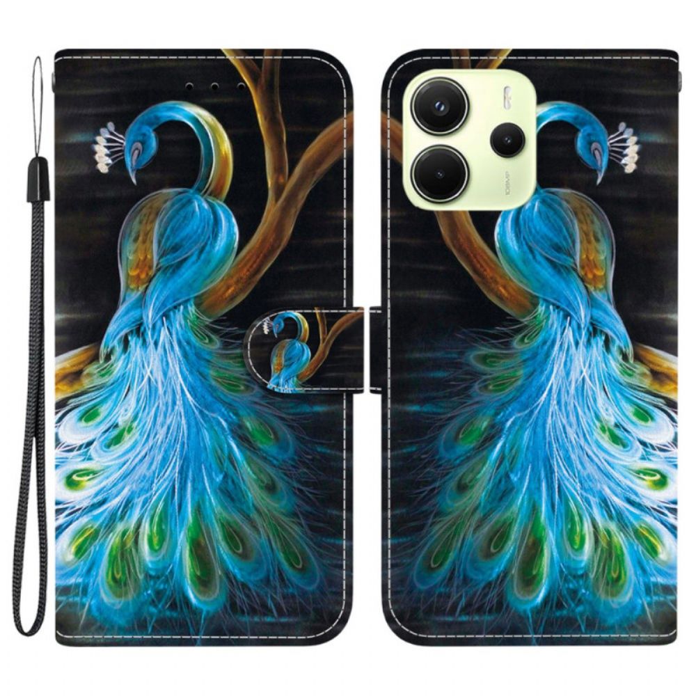 Bescherming Hoesje Xiaomi Redmi Note 14 4g Pauwenpatroon