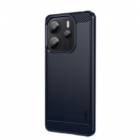 Case Hoesje Xiaomi Redmi Note 14 4g Telefoonhoesje Geborsteld Koolstofvezel