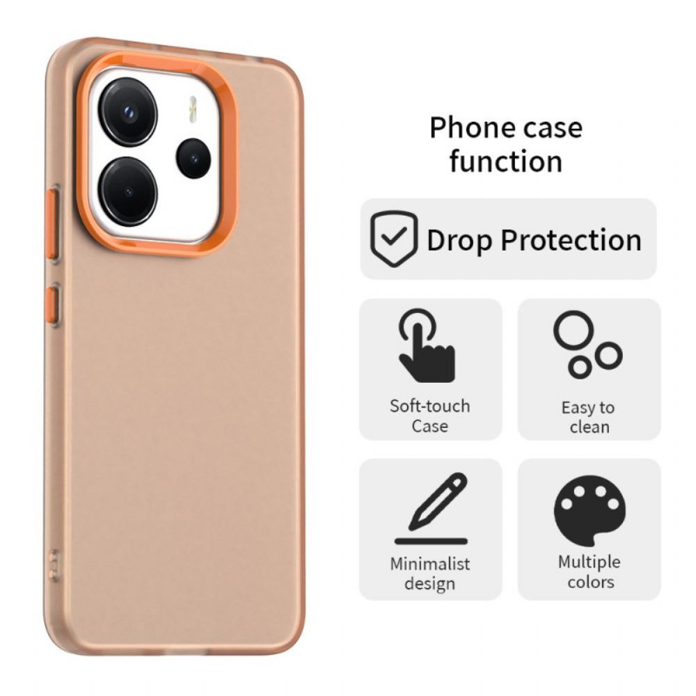 Case Hoesje Xiaomi Redmi Note 14 4g Telefoonhoesje Mat