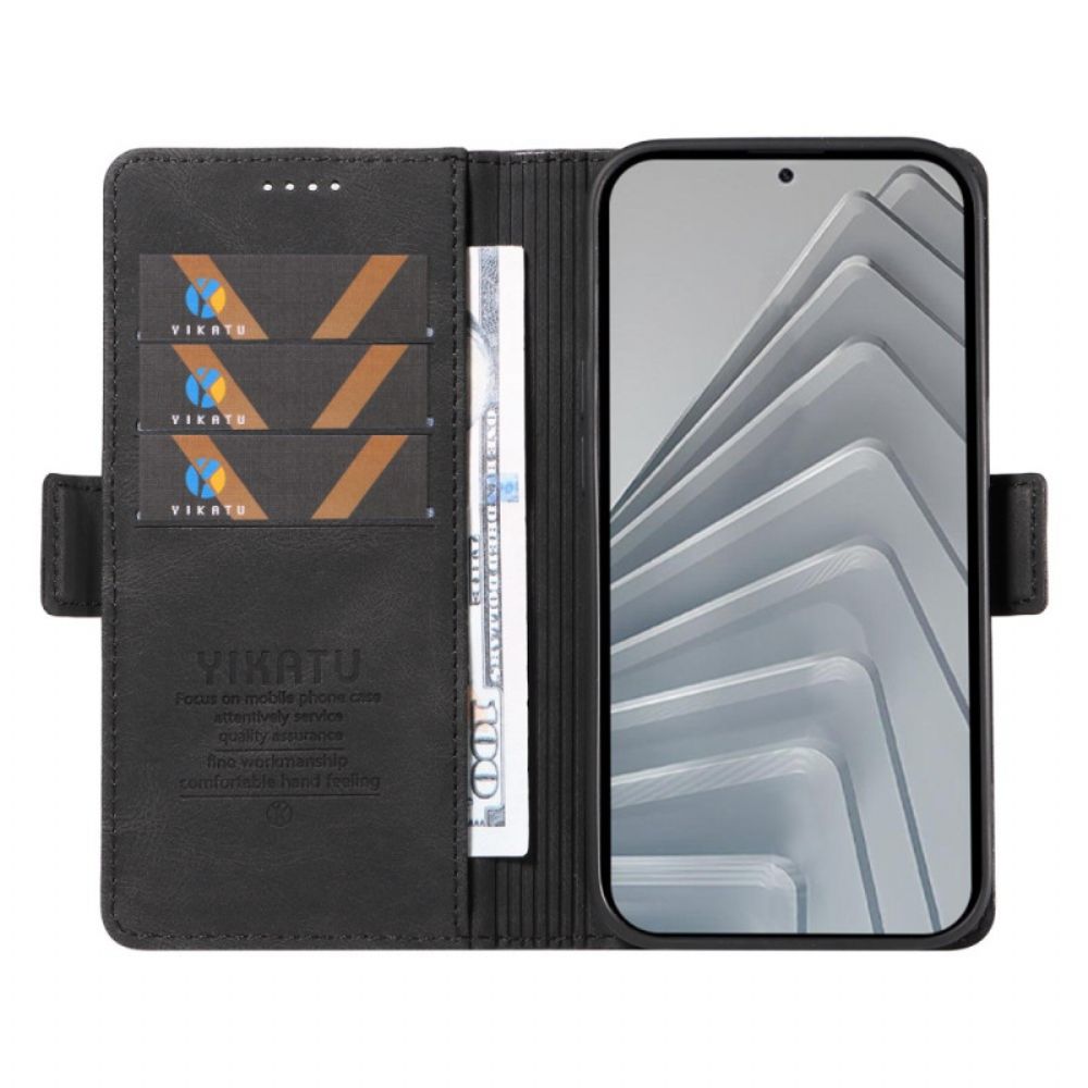 Flip Case Leren Xiaomi Redmi Note 14 4g Klassieke Ykatu