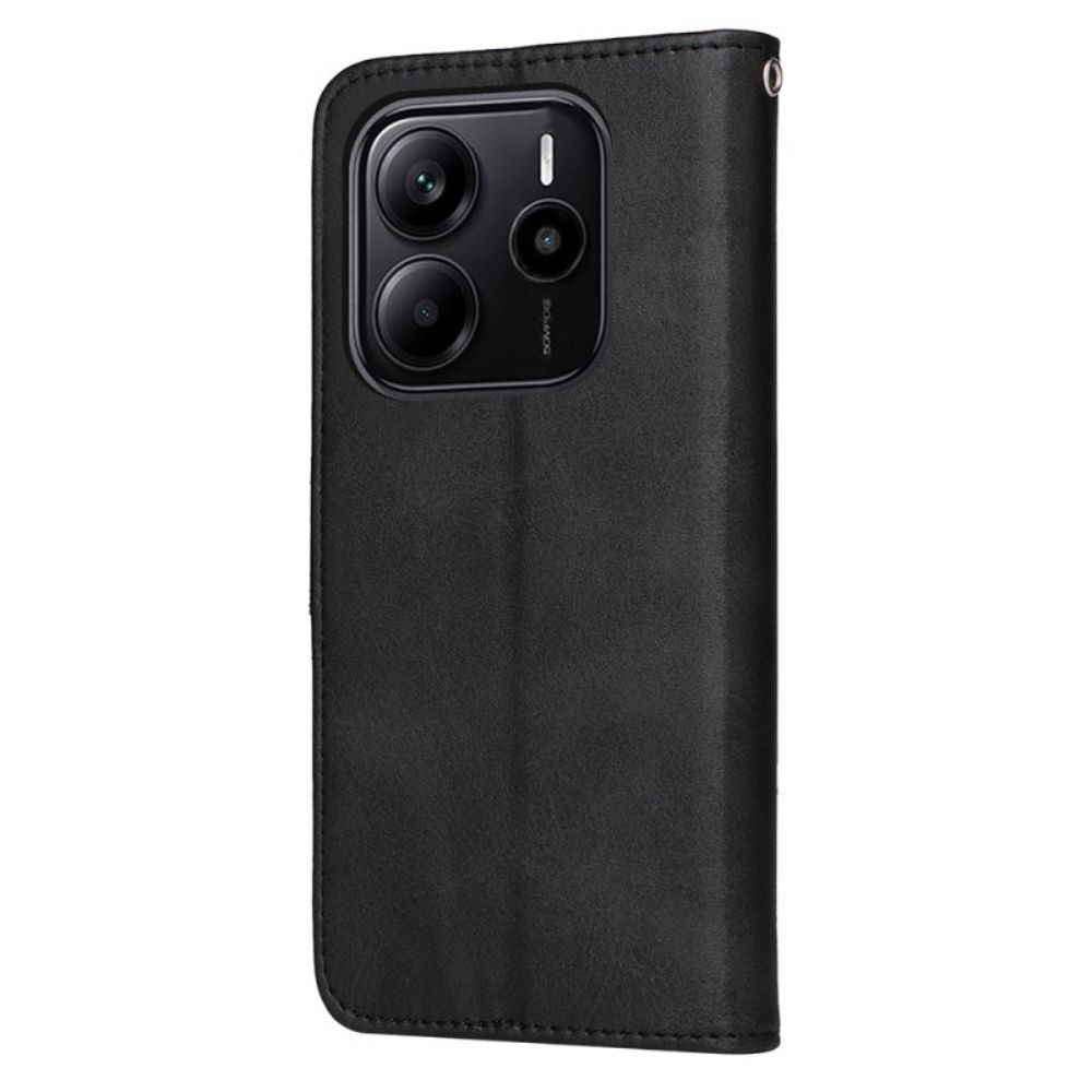 Flip Case Leren Xiaomi Redmi Note 14 4g Leerlook