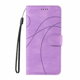 Folio-hoesje Xiaomi Redmi Note 14 4g Golvende Lijnen