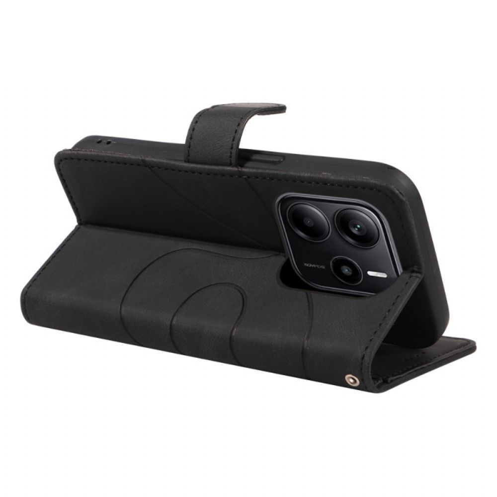 Folio-hoesje Xiaomi Redmi Note 14 4g Golvende Lijnen