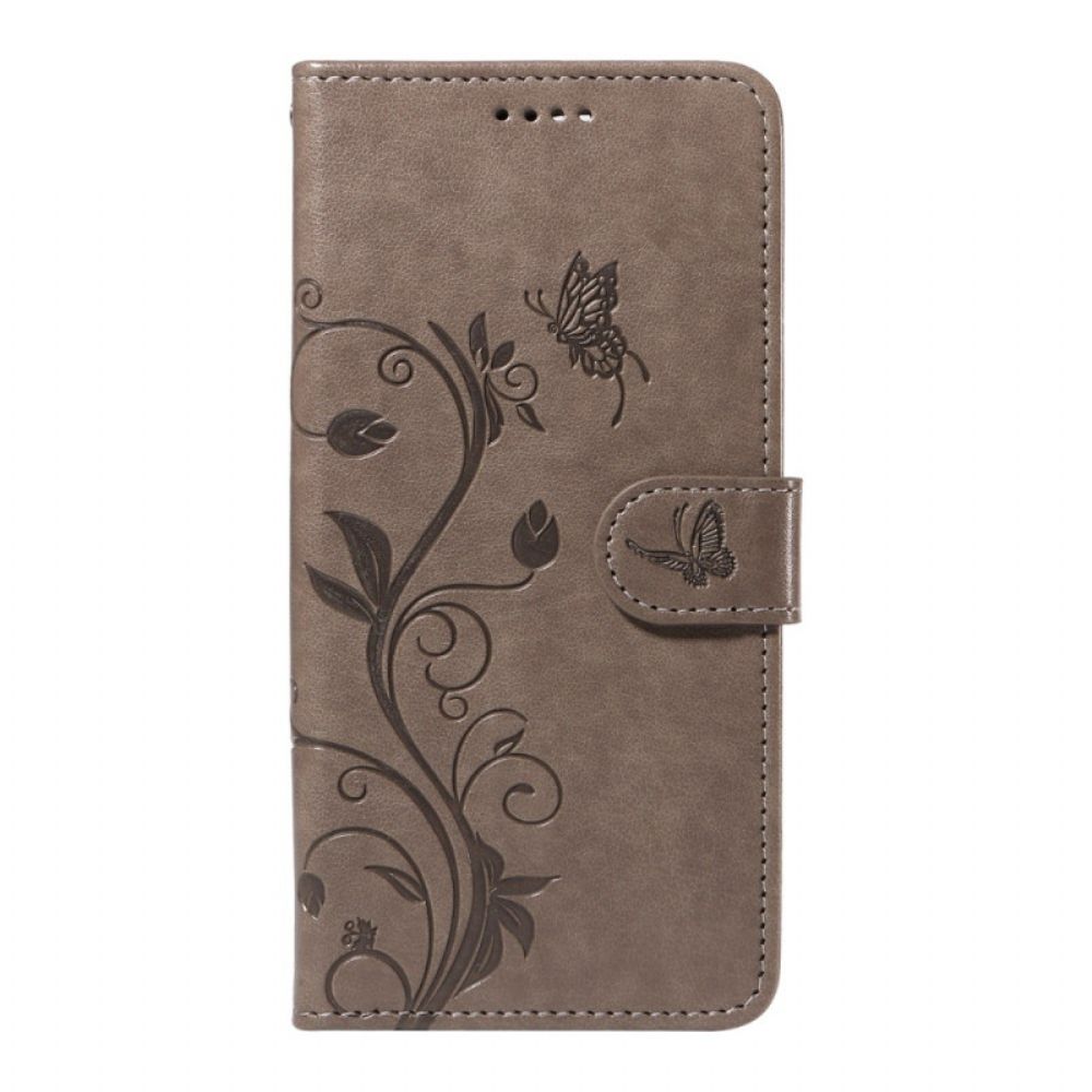 Folio-hoesje Xiaomi Redmi Note 14 4g Telefoonhoesje Bloemenpatronen