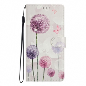 Folio-hoesje Xiaomi Redmi Note 14 4g Telefoonhoesje Paardenbloem