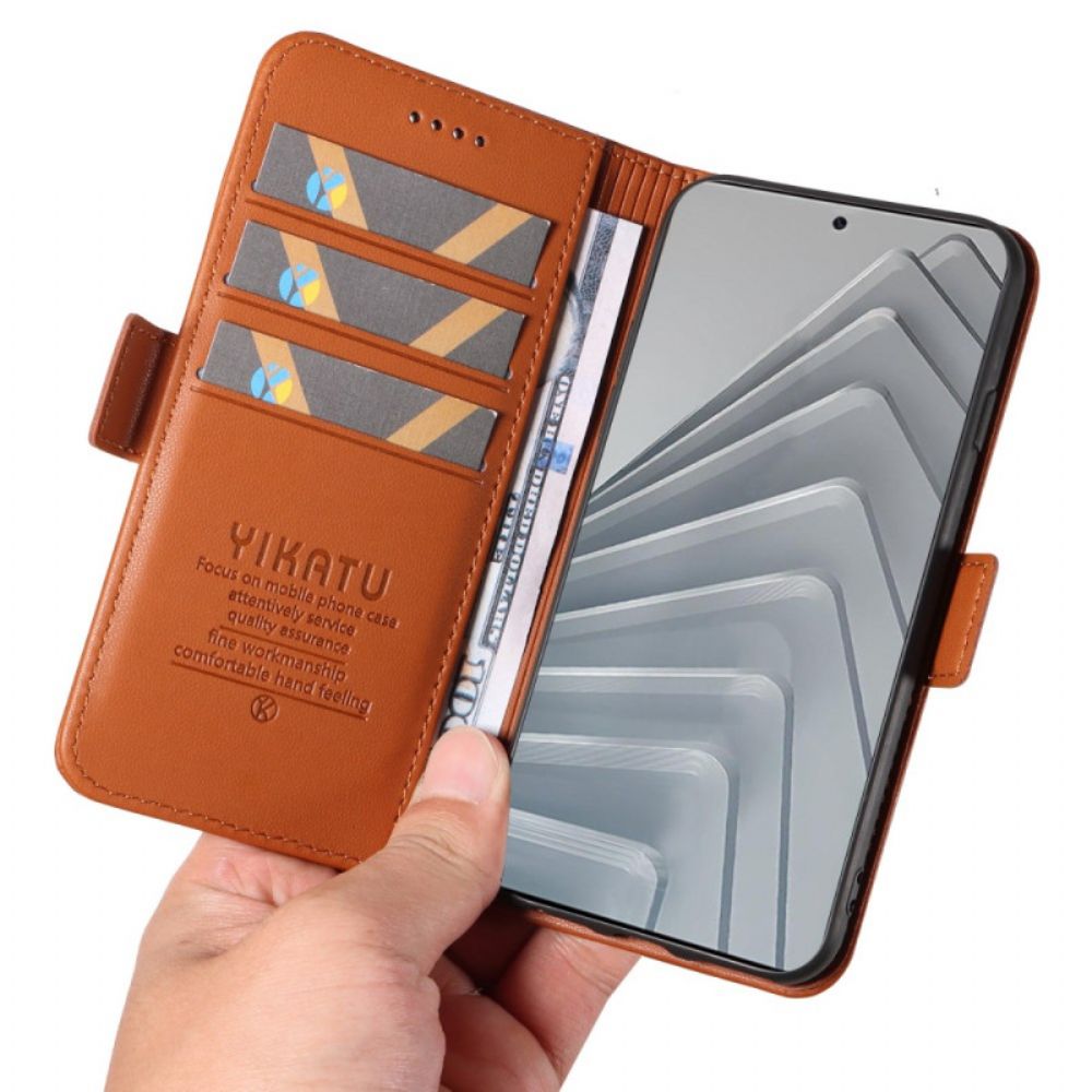 Folio-hoesje Xiaomi Redmi Note 14 4g Telefoonhoesje Yikatu