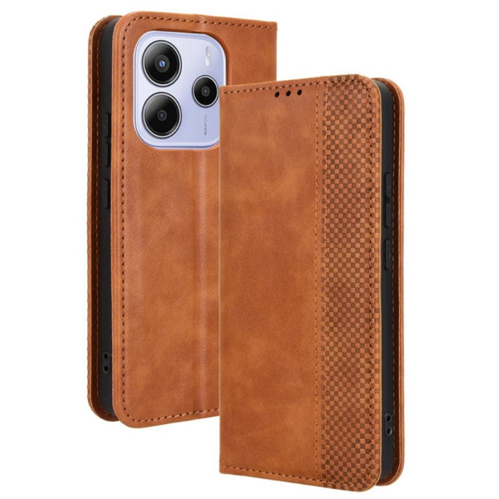 Folio-hoesje Xiaomi Redmi Note 14 4g Vintage Rand