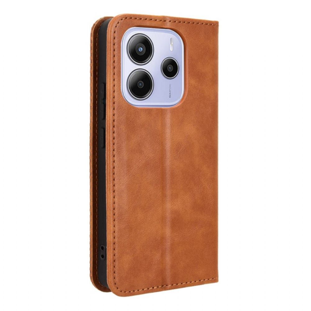 Folio-hoesje Xiaomi Redmi Note 14 4g Vintage Rand