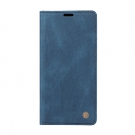 Folio-hoesje Xiaomi Redmi Note 14 4g Ykatu Beige Suède-effect
