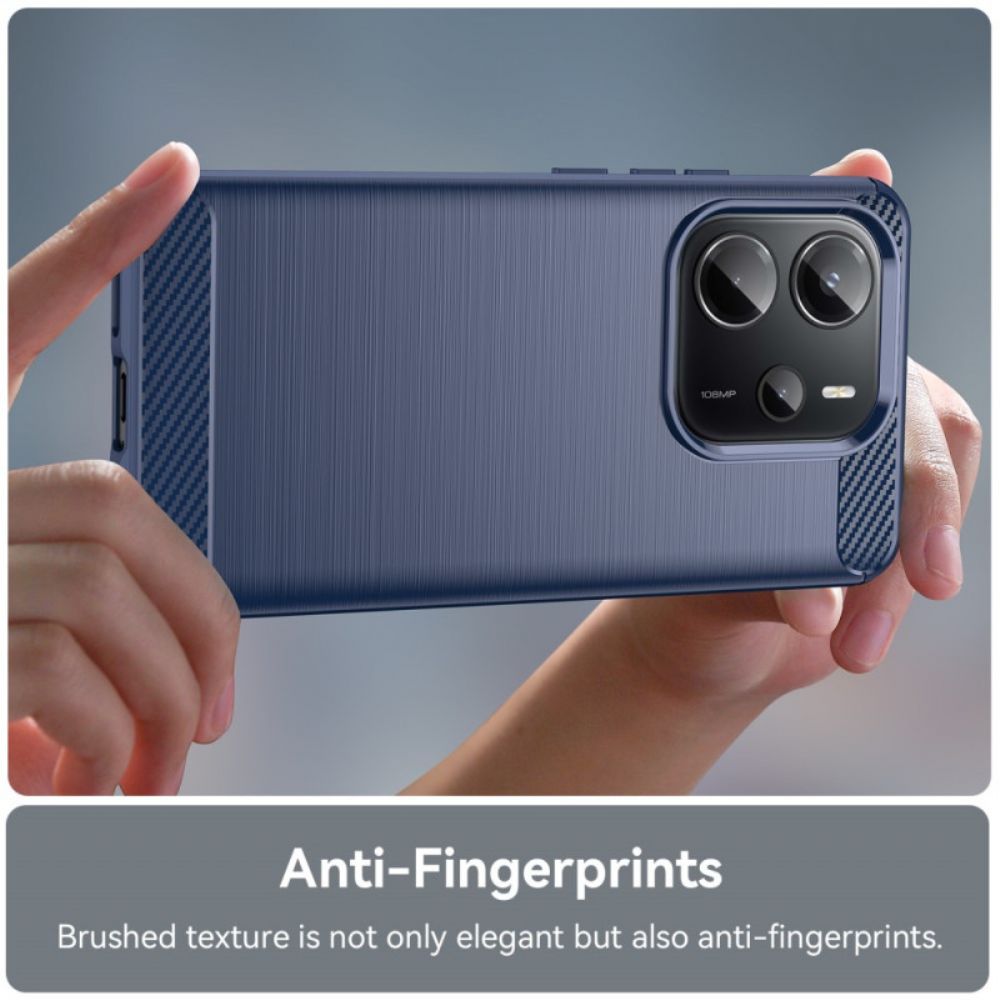 Hoesje Xiaomi Redmi Note 14 4g Geborsteld Koolstofvezel