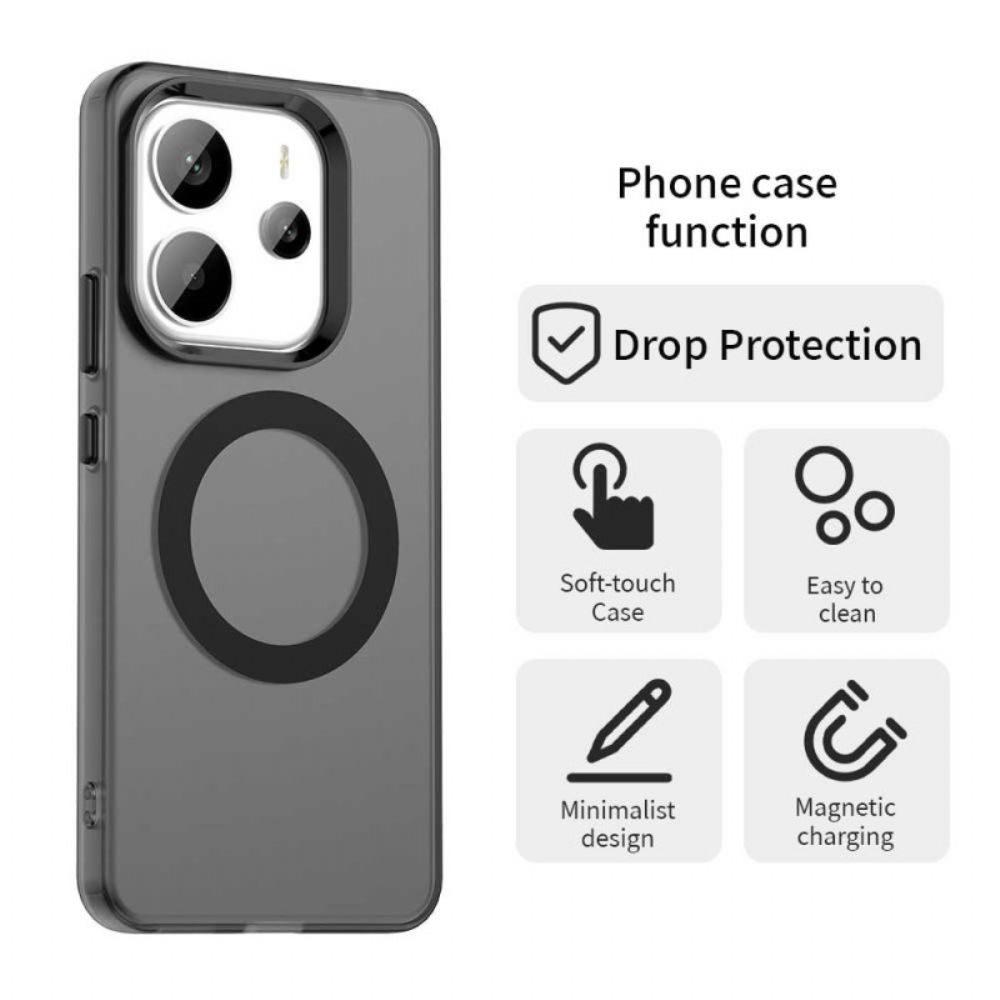 Hoesje Xiaomi Redmi Note 14 4g Magsafe-compatibel Getint