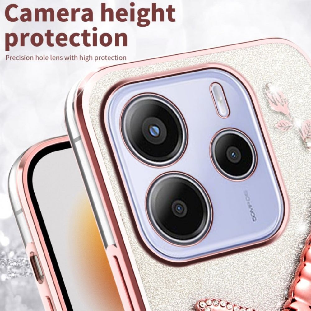 Hoesje Xiaomi Redmi Note 14 4g Vlinderstandaard