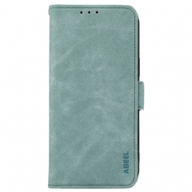 Leren Hoesje Voor Xiaomi Redmi Note 14 4g Abeel Suède-effect