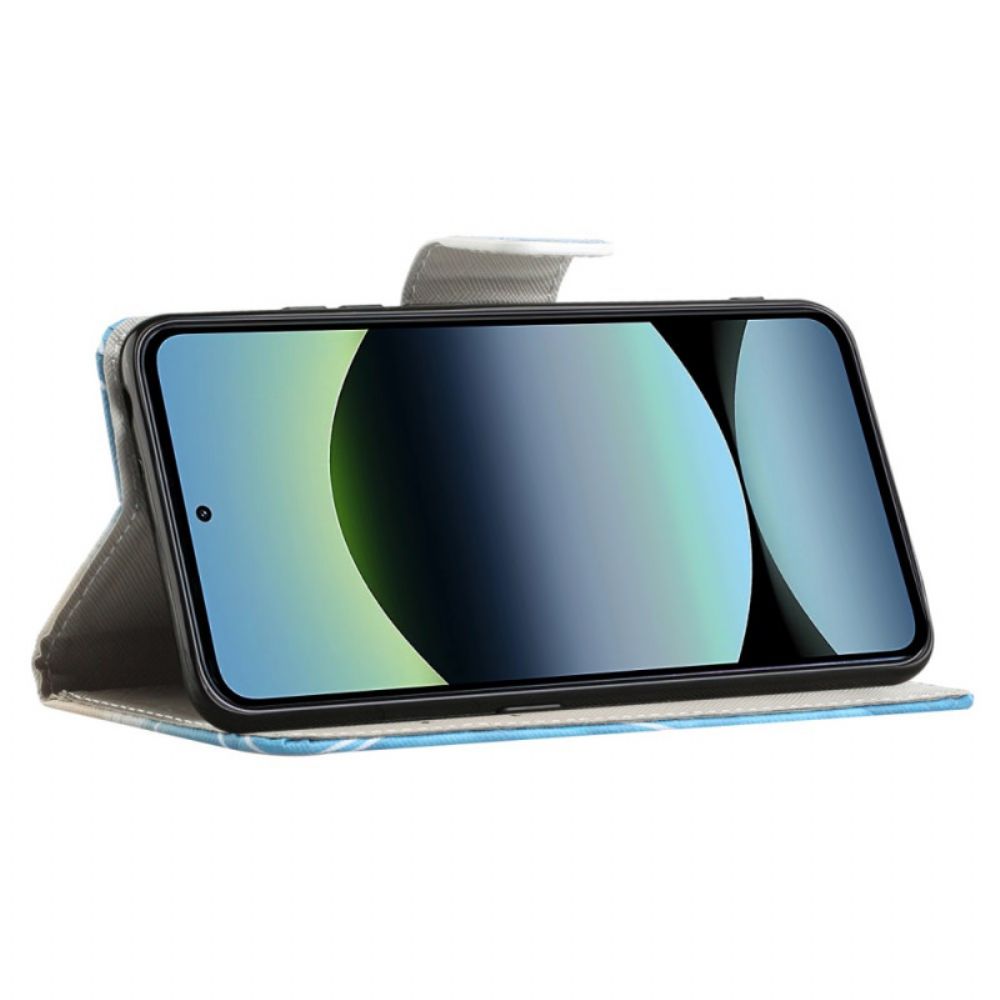 Leren Hoesje Voor Xiaomi Redmi Note 14 4g Eiffeltoren