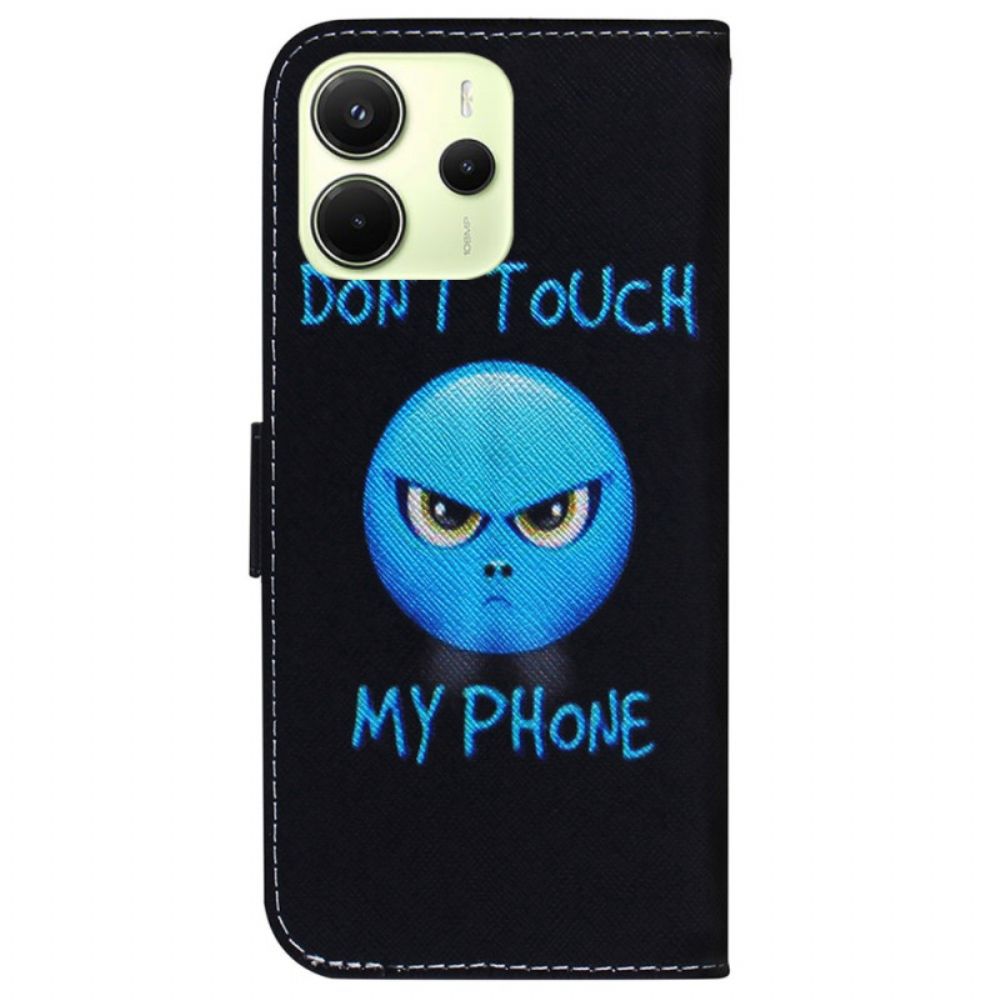 Leren Hoesje Xiaomi Redmi Note 14 4g Emoji-telefoon