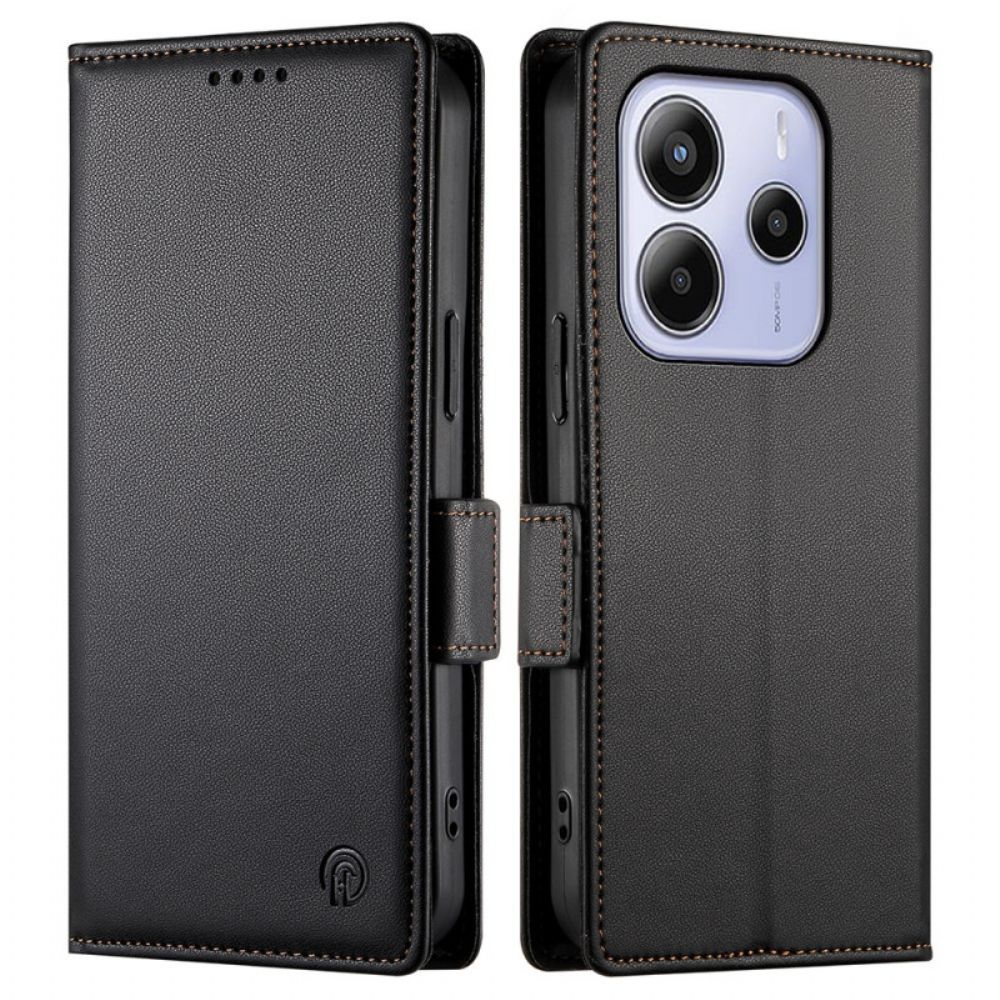 Leren Hoesje Xiaomi Redmi Note 14 4g Stijlvol Bescherming Hoesje