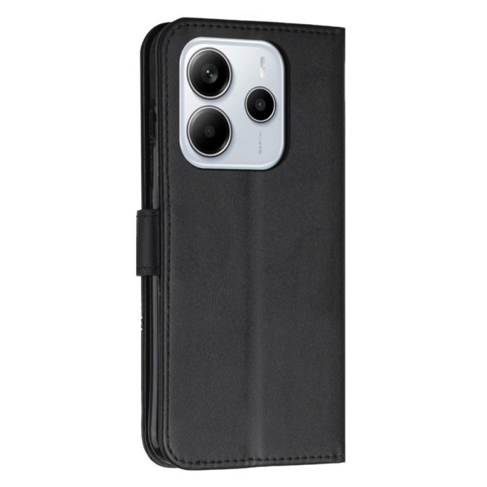 Leren Hoesje Xiaomi Redmi Note 14 4g Zakelijke Stijl