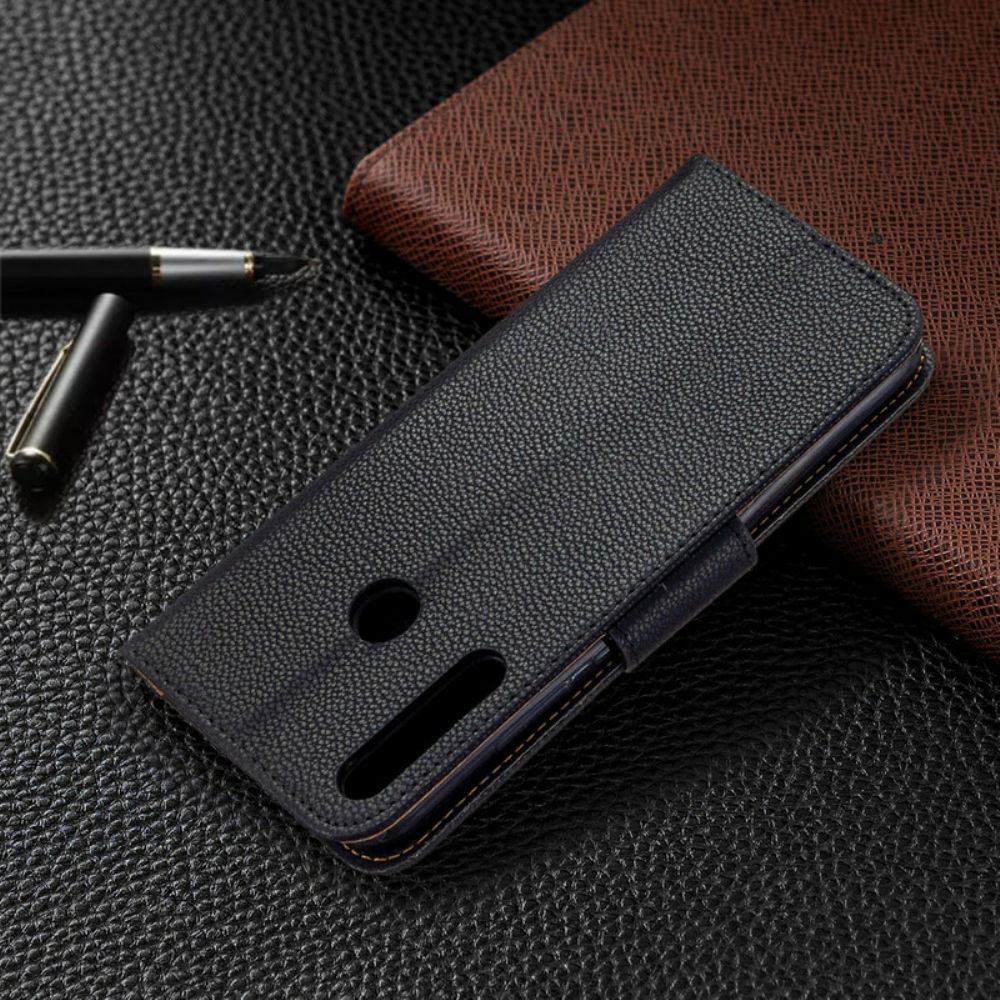 Flip Case voor Huawei P40 Lite E / Huawei Y7p Folio-hoesje Litchi Flap Schuin