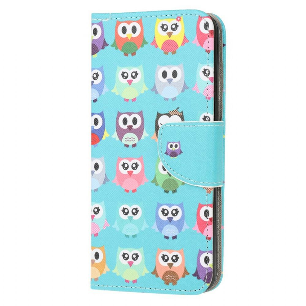 Flip Case voor Huawei P40 Lite E / Huawei Y7p Meerdere Uilen