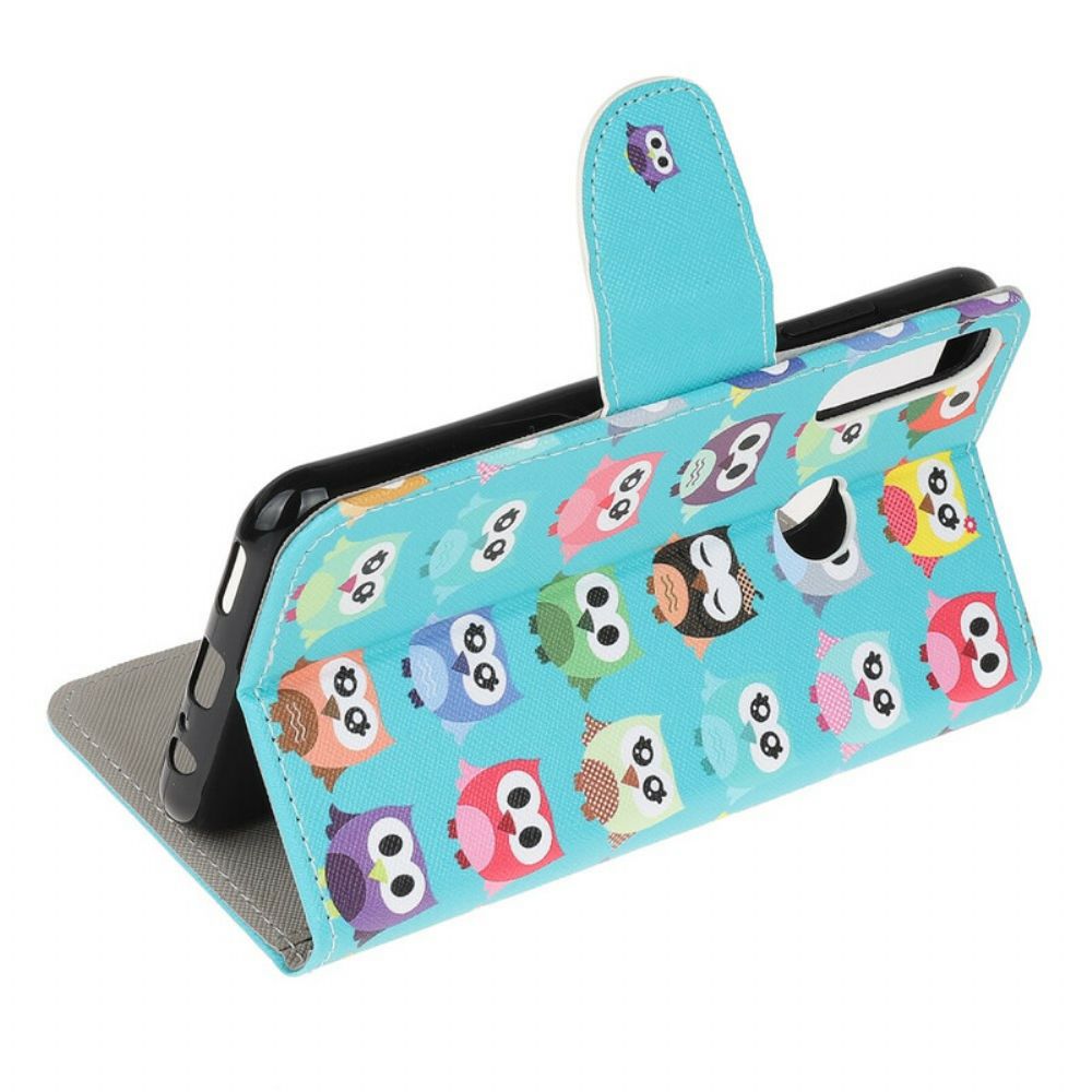 Flip Case voor Huawei P40 Lite E / Huawei Y7p Meerdere Uilen