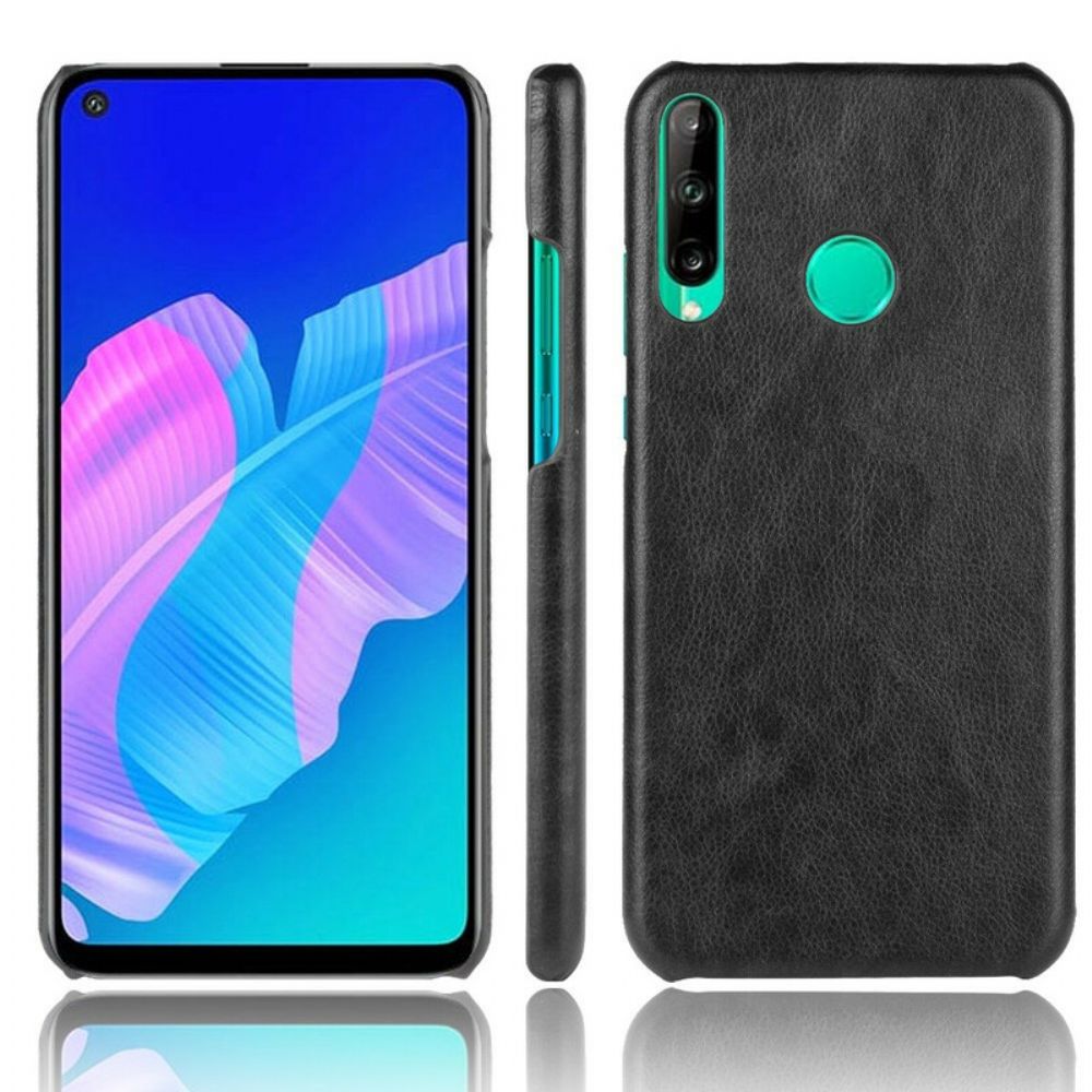 Hoesje voor Huawei P40 Lite E / Huawei Y7p Prestaties Litchi Leder Effect