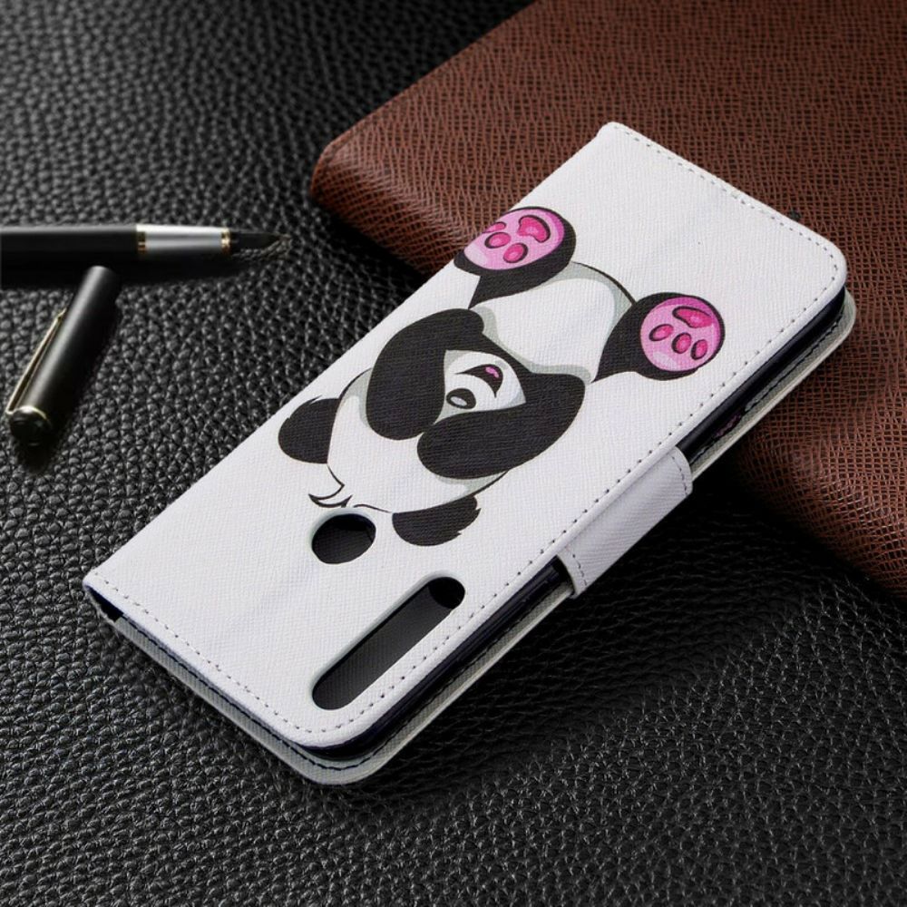 Leren Hoesje voor Huawei P40 Lite E / Huawei Y7p Pandaplezier