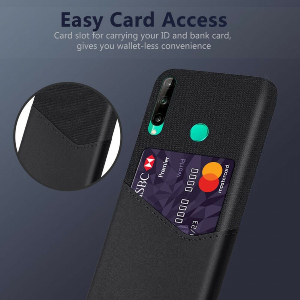 Telefoonhoesje voor Huawei P40 Lite E / Huawei Y7p Ksq-kaarthouder