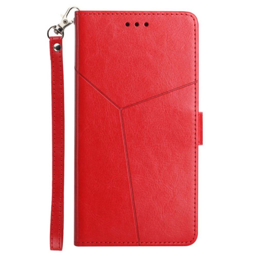 Folio-hoesje voor Sony Xperia Pro-I Geo Y Design Lederen Stijl