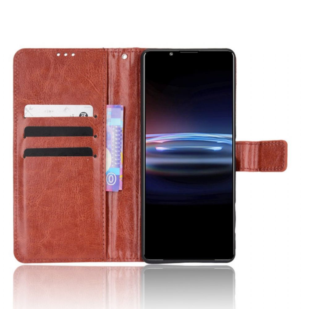 Leren Hoesje voor Sony Xperia Pro-I Flitsachtig Kunstleer