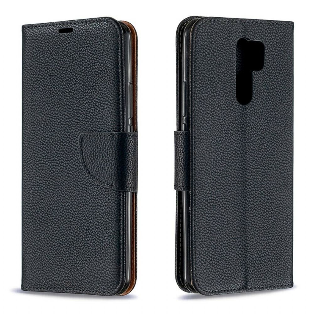 Folio-hoesje voor Xiaomi Redmi 9 Flip Case Litchi Flap Schuin