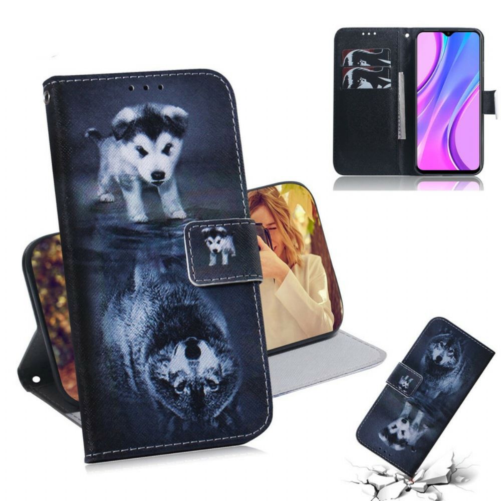 Leren Hoesje voor Xiaomi Redmi 9 Ernesto De Wolf