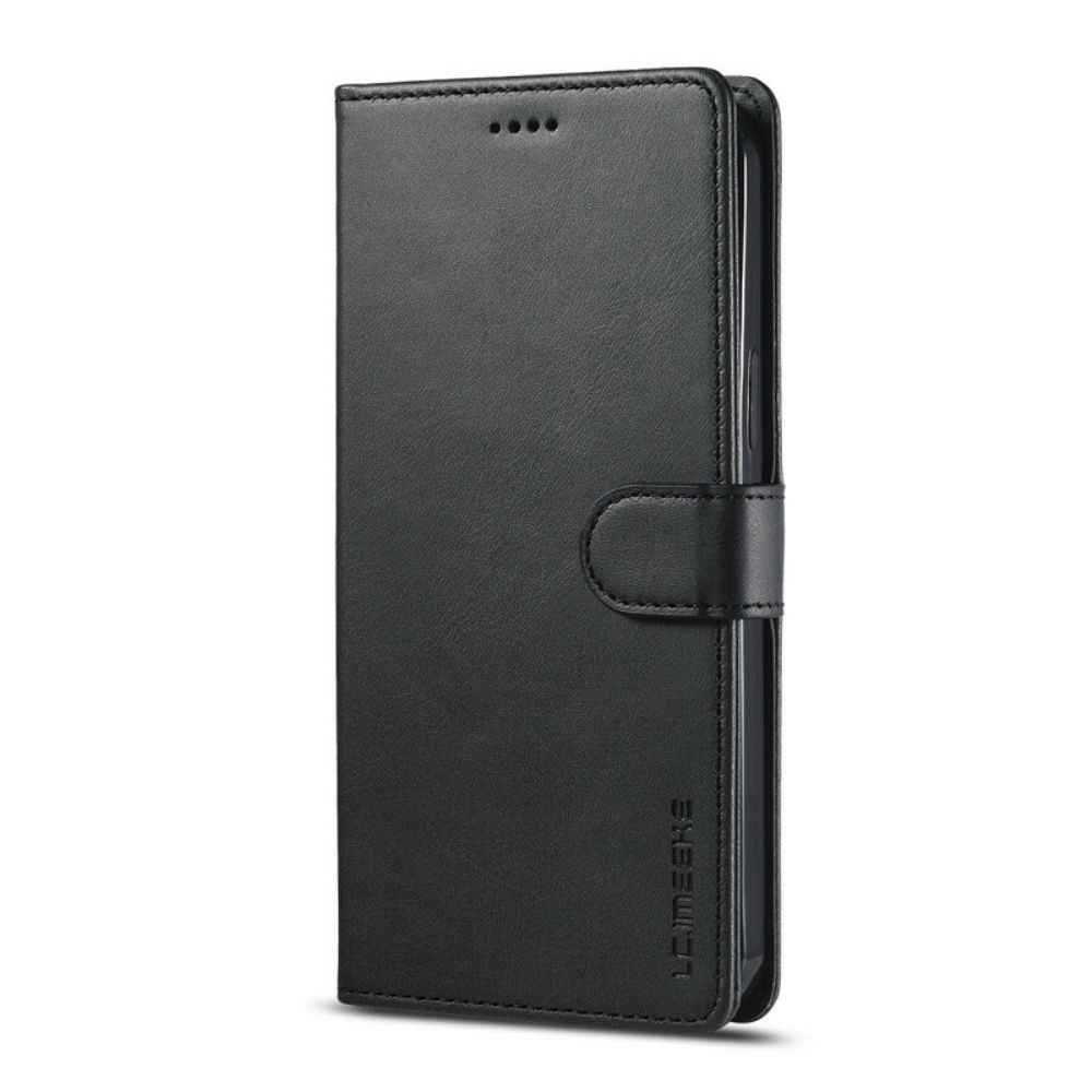 Folio-hoesje voor iPhone 12 Mini Lc.imeeke Leereffect