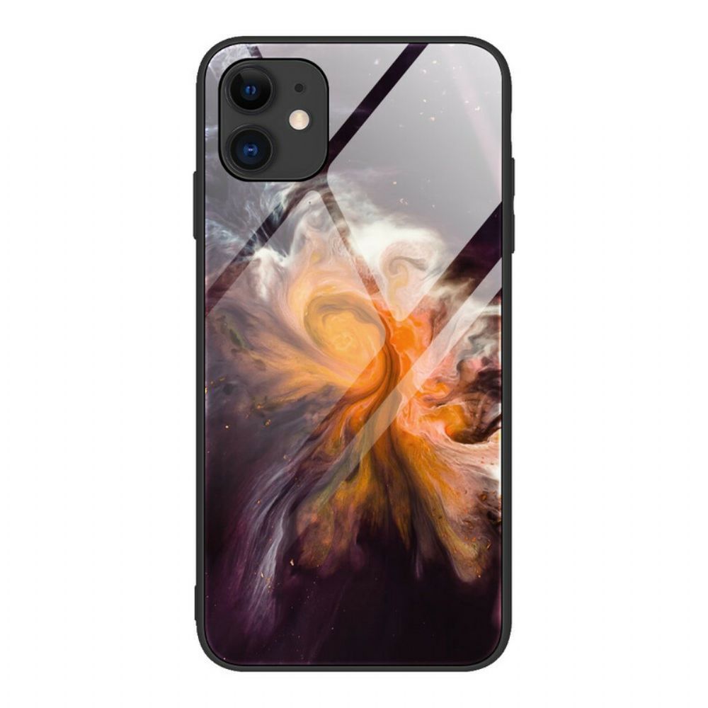 Telefoonhoesje voor iPhone 12 Mini Gehard Glas Kleuren