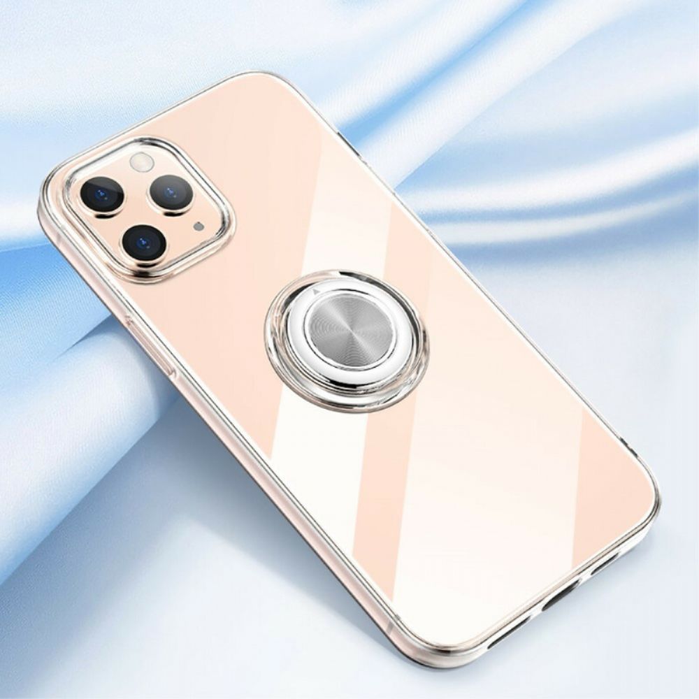Telefoonhoesje voor iPhone 12 Mini Transparant Met Ring-support