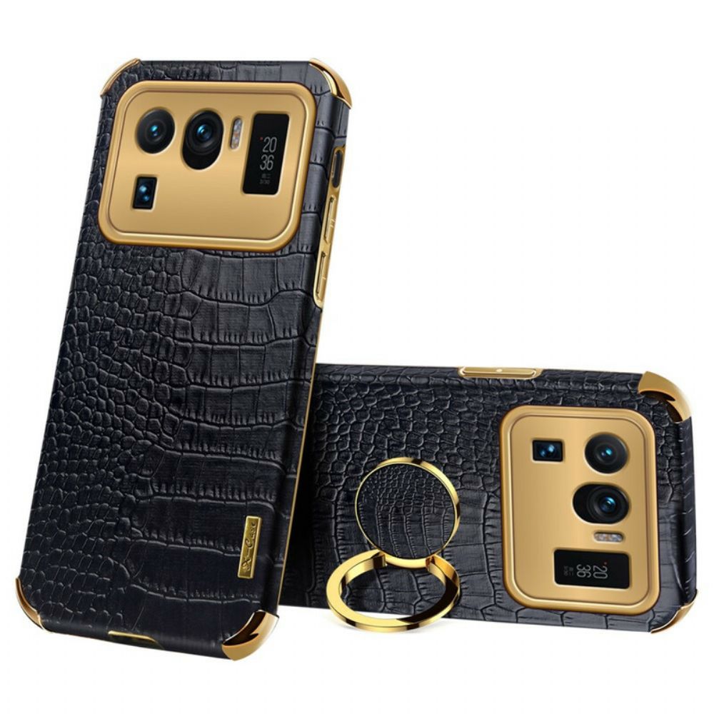 Hoesje voor Xiaomi Mi 11 Ultra X-case Krokodillenleer Effect