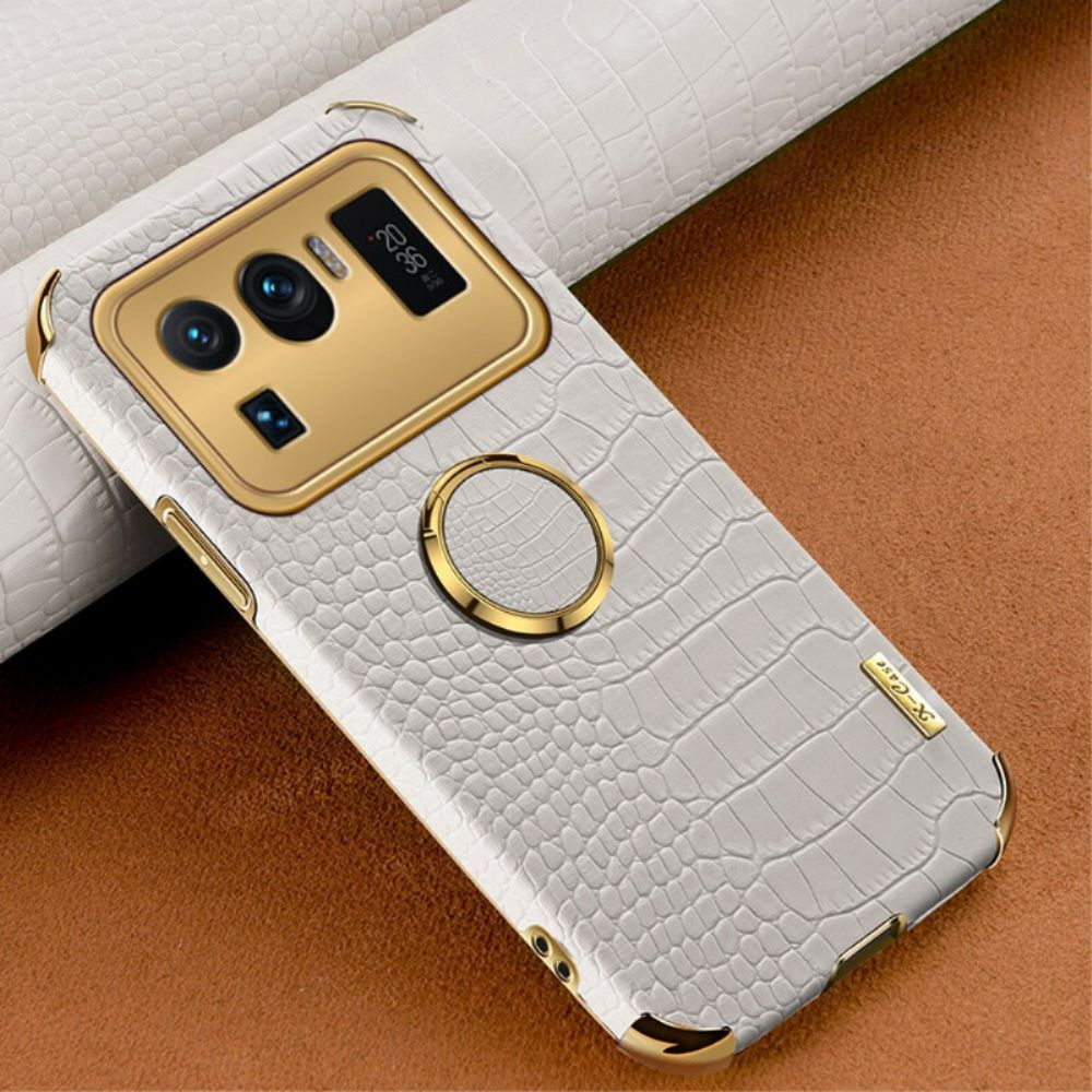 Hoesje voor Xiaomi Mi 11 Ultra X-case Krokodillenleer Effect