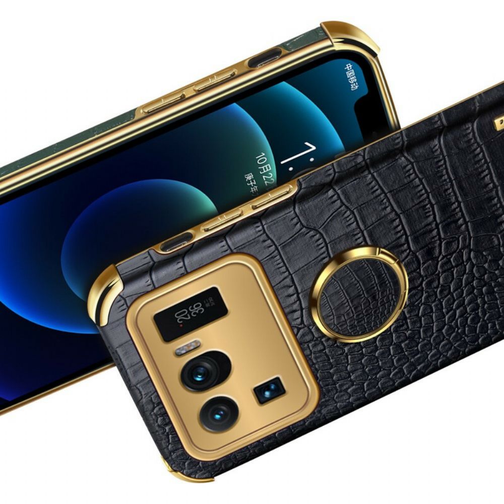 Hoesje voor Xiaomi Mi 11 Ultra X-case Krokodillenleer Effect