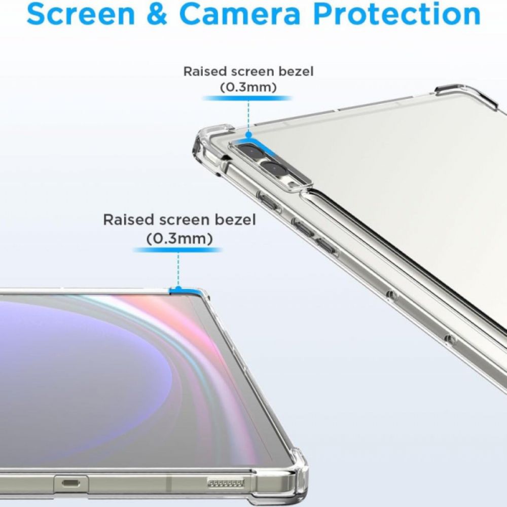 Hoesje Voor Samsung Galaxy Tab S9 Fe Plus Transparant Hd