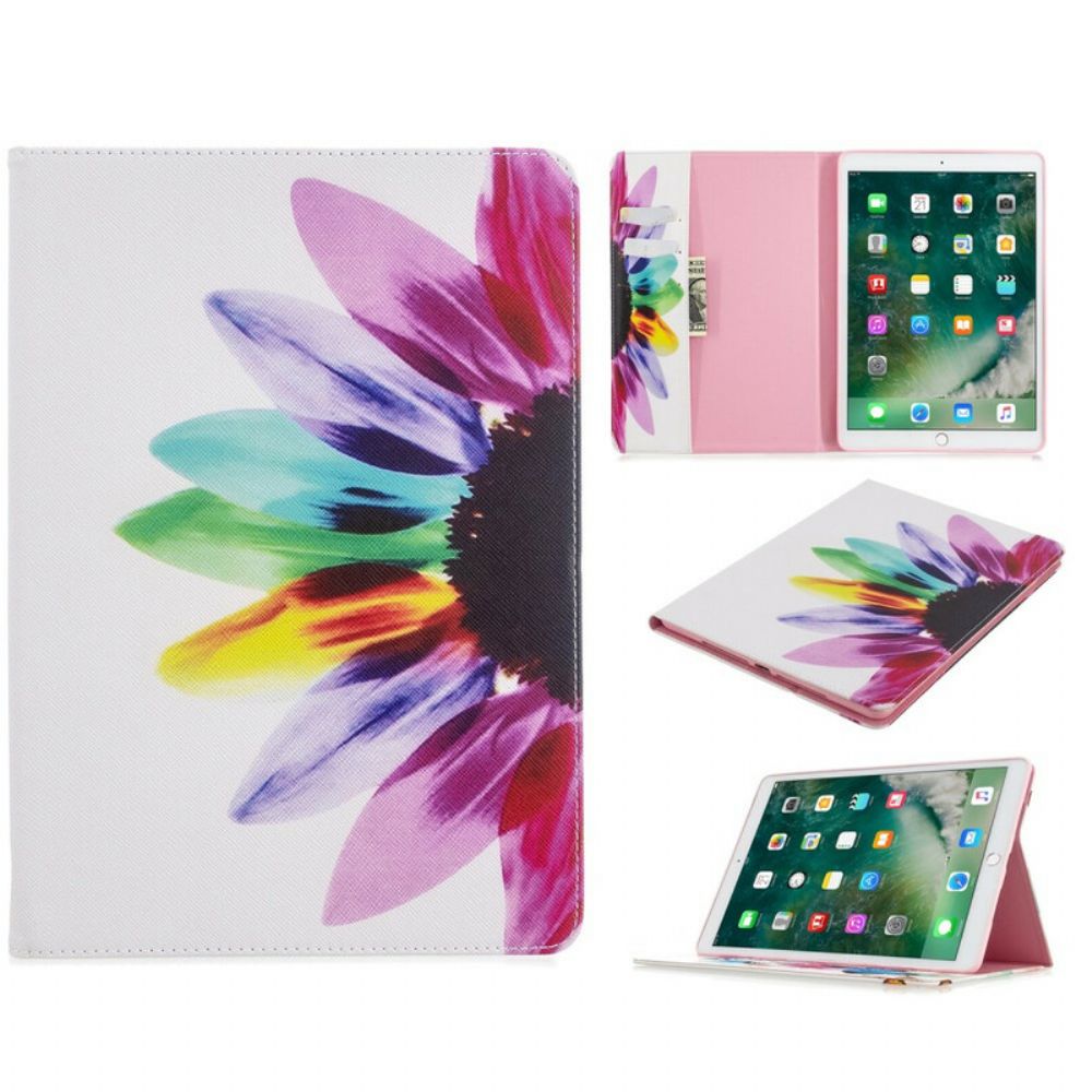 Cover voor iPad 10.2" (2020) (2019) / Air 10.5" / Pro 10.5" Bloemen Schilderen