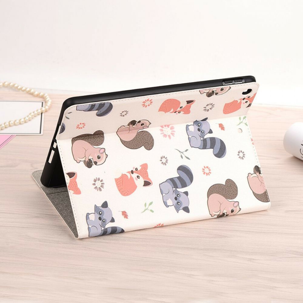 Cover voor iPad 10.2" (2020) (2019) / Air 10.5" / Pro 10.5" Eekhoorns