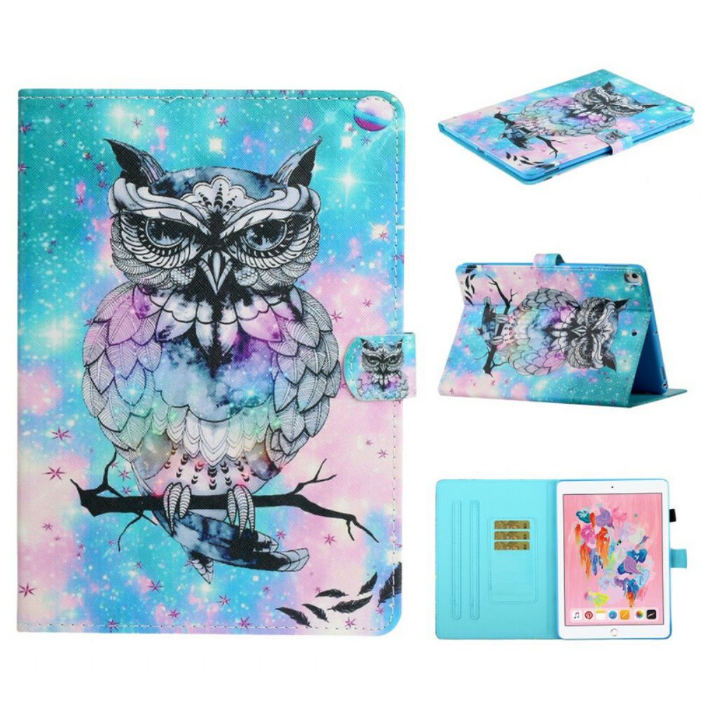 Folio-hoesje voor iPad 10.2" (2020) (2019) / Air 10.5" / Pro 10.5" Koning Uil