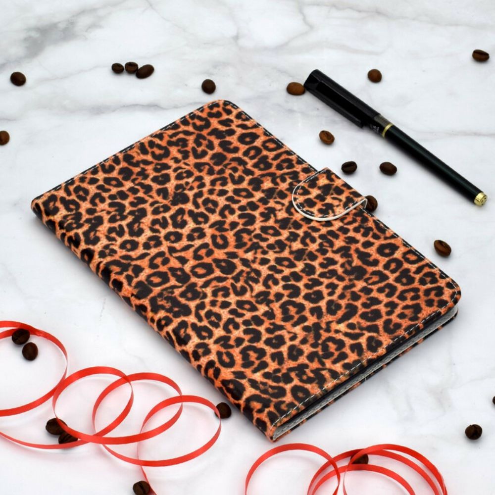 Folio-hoesje voor iPad 10.2" (2020) (2019) / Air 10.5" / Pro 10.5" Luipaard
