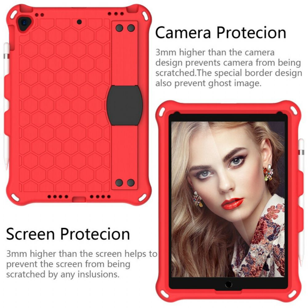Hoesje voor iPad 10.2" (2020) (2019) / Air 10.5" / Pro 10.5" Eva-riemondersteuning