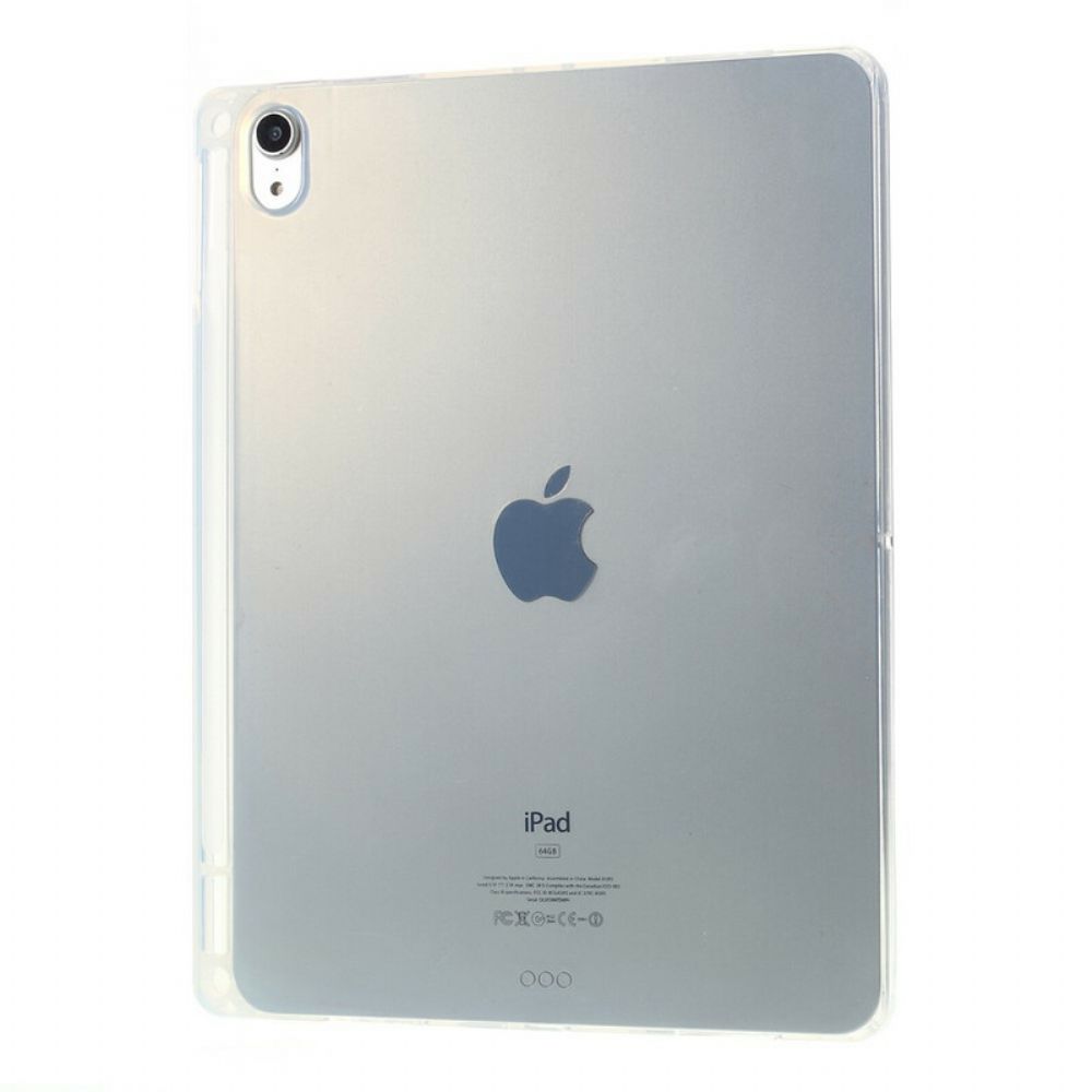 Hoesje voor iPad 10.2" (2020) (2019) / Air 10.5" / Pro 10.5" Transparante Stylushouder