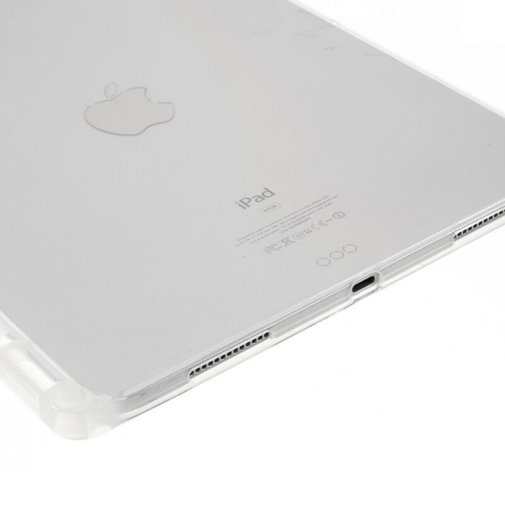 Hoesje voor iPad 10.2" (2020) (2019) / Air 10.5" / Pro 10.5" Transparante Stylushouder